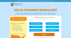 Desktop Screenshot of homereliefprogram.com